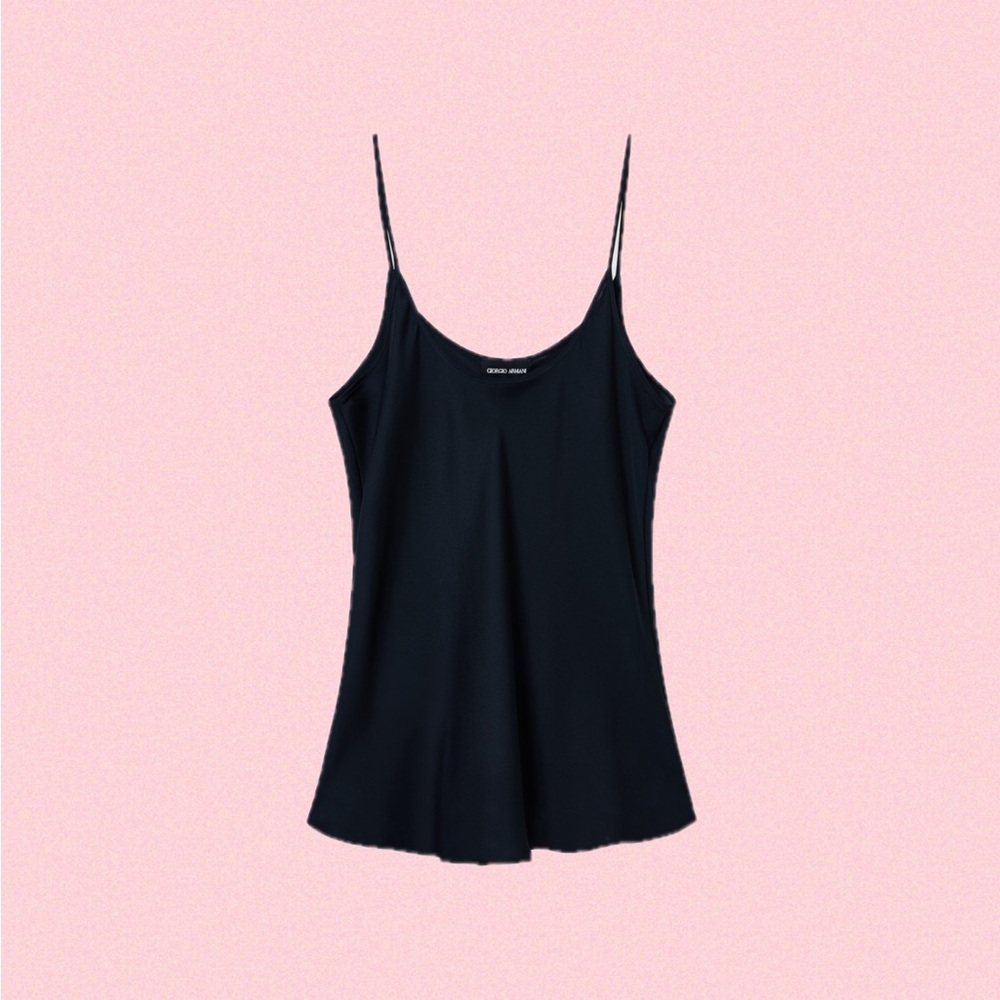Giorgio Armani Silk Charmeuse Top